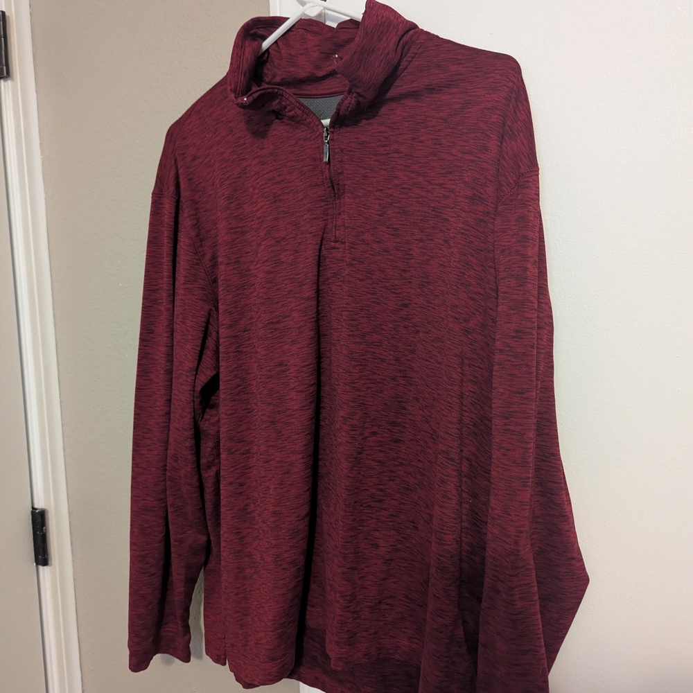 Men's Haggar Maroon Pullover LG